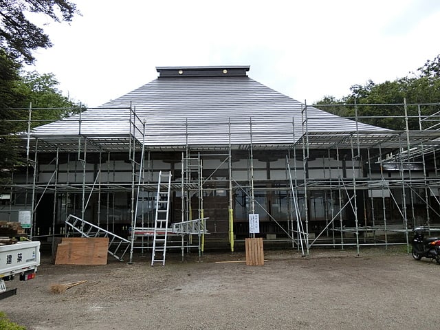 屋根板金工事状況