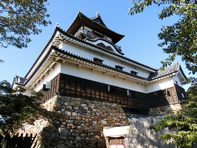 国宝犬山城全景