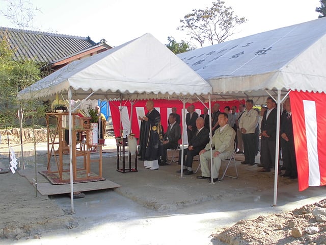 観音寺様　地鎮祭