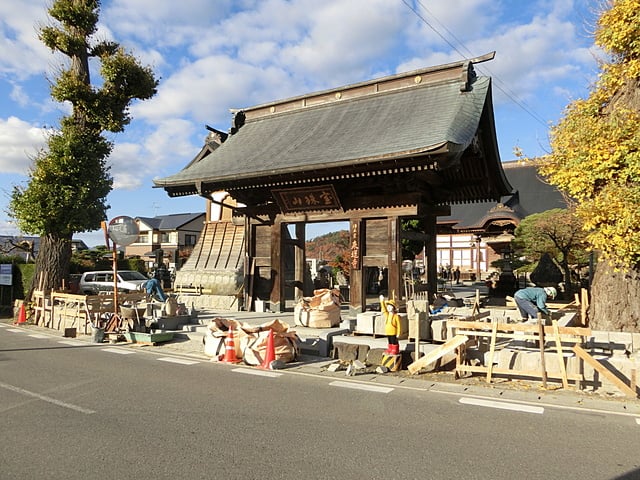 来運寺様　袖塀（そでべい）改修工事