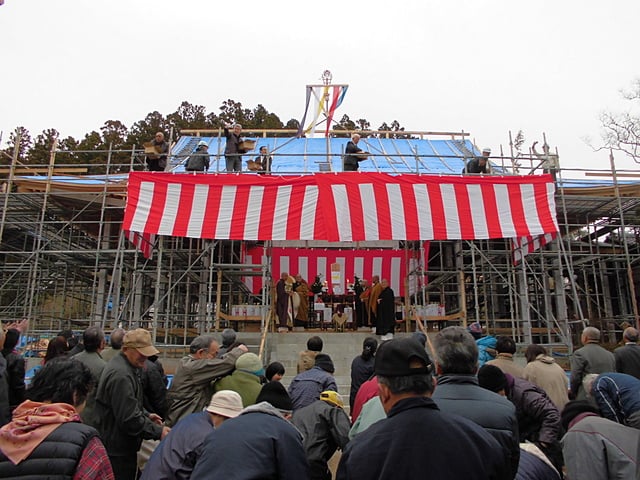 観音寺様　上棟式