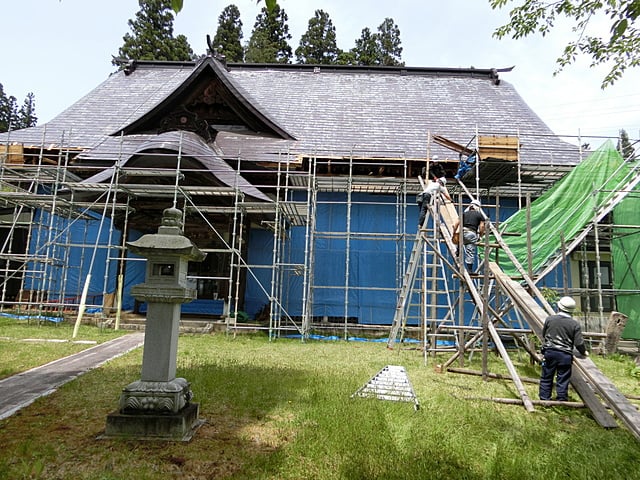 本覚寺様屋根改修工事